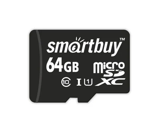 Карта памяти MicroSDXC 64Gb Class 10 UHS-I + без адаптера (Smartbuy) (SB64GBSDCL10-00), фото 2