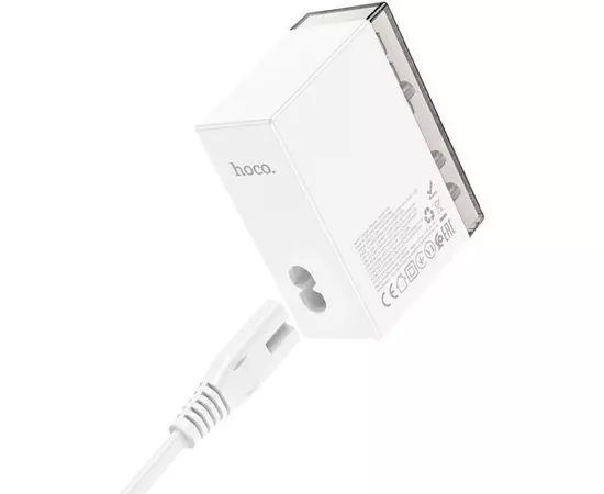 Зарядное устройство HOCO N36, 3хUSB A+3xUSB C, PD (65W), белый, фото 3
