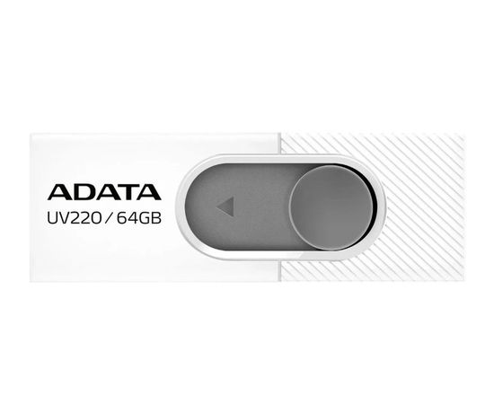 USB Flash-накопитель 64Gb (ADATA, UV220) White (AUV220-64G-RWHGY)