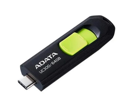 USB Flash-накопитель 64Gb USB 3.2 Type-C (ADATA, UC300) (ACHO-UC300-64G-RBK/GN)