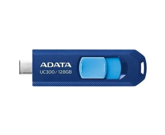 USB Flash-накопитель 128Gb USB 3.2 Type-C (ADATA, UC300) (ACHO-UC300-128G-RNB/BU), Цвет: Синий/Голубой