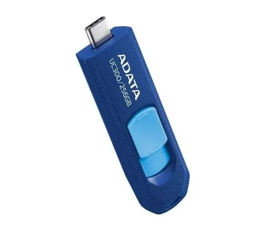 USB Flash-накопитель 256Gb USB 3.2 Type-C (ADATA, UC300) (ACHO-UC300-256G-RNB/BU), Цвет: Синий/Голубой, фото 3