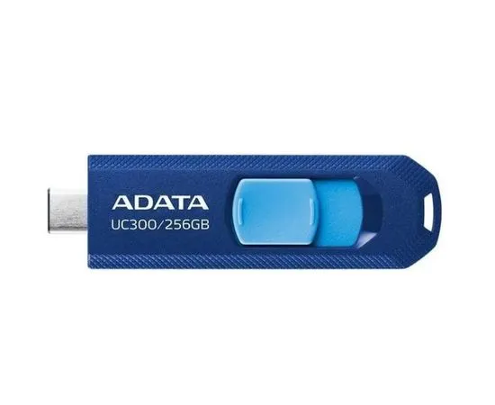 USB Flash-накопитель 256Gb USB 3.2 Type-C (ADATA, UC300) (ACHO-UC300-256G-RNB/BU), Цвет: Синий/Голубой