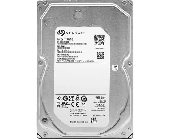 Жесткий диск Seagate 4TB Exos  7E10 512N (ST4000NM000B)