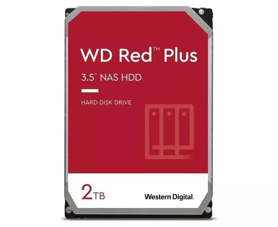 Жесткий диск Western Digital 2Tb Red Plus (WD20EFPX)