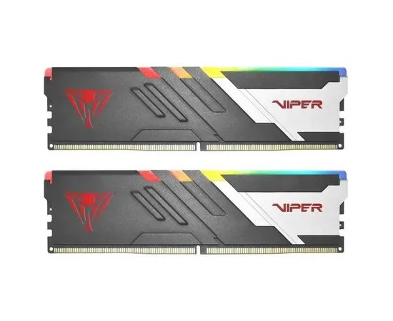 Оперативная память Patriot 2x32Gb DDR5-5200MHz Viper Venom RGB (PVVR564G520C40K)