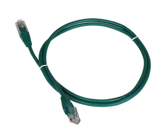 Патч-корд 0,3м. UTP 5e (LANMASTER) зеленый, медь (TWT-45-45-0.3-GN)