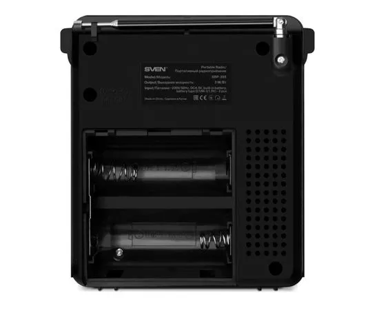 Радиоприемник SVEN SRP-355, черный (SV-017125), фото 4