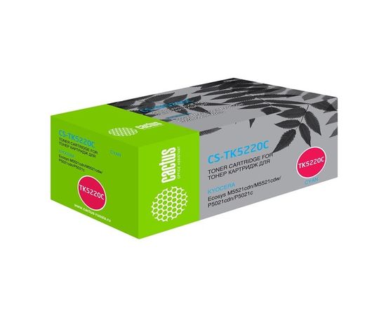 Картридж Kyocera TK-5220C Cyan (M5521cdn/M5521cdw/P5021cdn/P5021cdw) Cactus 1,2k (CS-TK5220C)