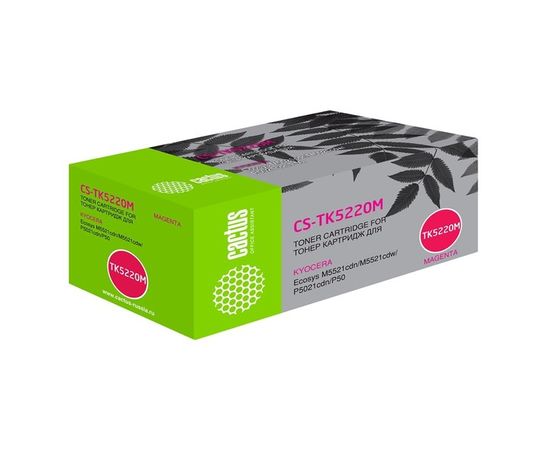 Картридж Kyocera TK-5220M Magenta (M5521cdn/M5521cdw/P5021cdn/P5021cdw) Cactus 1,2k (CS-TK5220M)