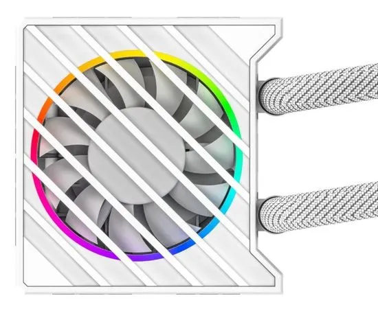 Жидкостная система охлаждения ID-Cooling DASHFLOW 360 XT LITE WHITE, фото 4