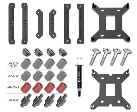 Жидкостная система охлаждения ID-Cooling DASHFLOW 360 XT LITE WHITE, фото 5