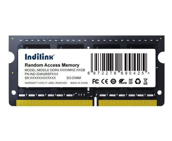 Оперативная память для ноутбука 8Gb DDR4-3200MHz (Indilinx) (IND-ID4N32SP08X)