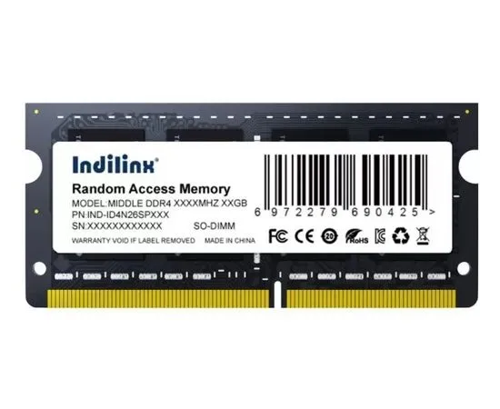 Оперативная память для ноутбука 8Gb DDR4-3200MHz (Indilinx) (IND-ID4N32SP08X)