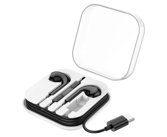 Наушники с микрофоном HOCO M101 Max Crystal, черный, Type-C (6931474782434), фото 3