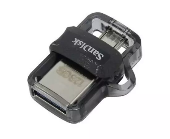 USB Flash-накопитель 128Gb USB 3.0/OTG microUSB (SanDisk, Ultra Android Dual Drive) (SDDD3-128G-G46)