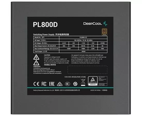 Блок питания 800W (Deepcool, PL800D), фото 3