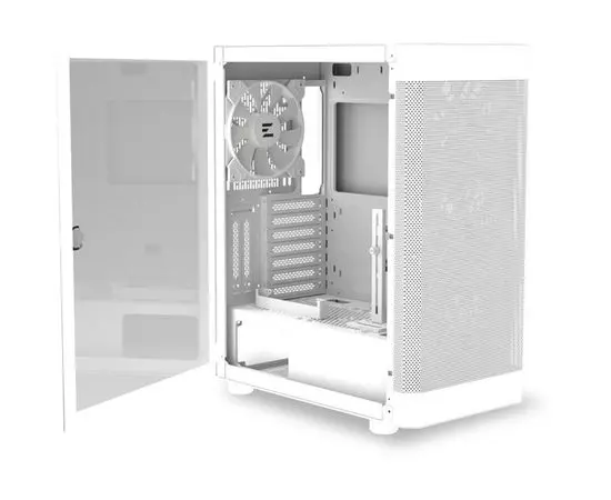 Корпус Zalman i4 TG White, без БП, фото 5