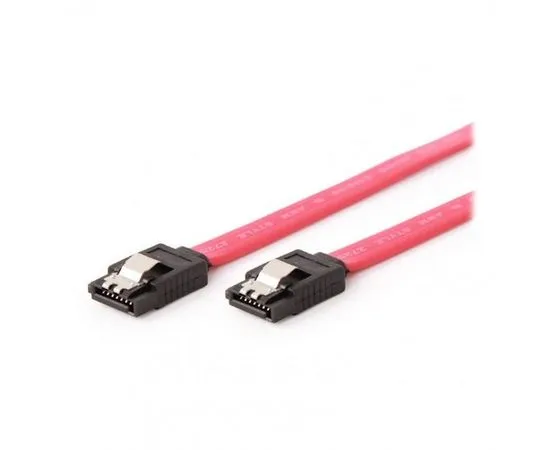 Кабель интерфейсный SATA III 1м, прямой с защелкой (Cablexpert) (CC-SATAM-DATA-XL)
