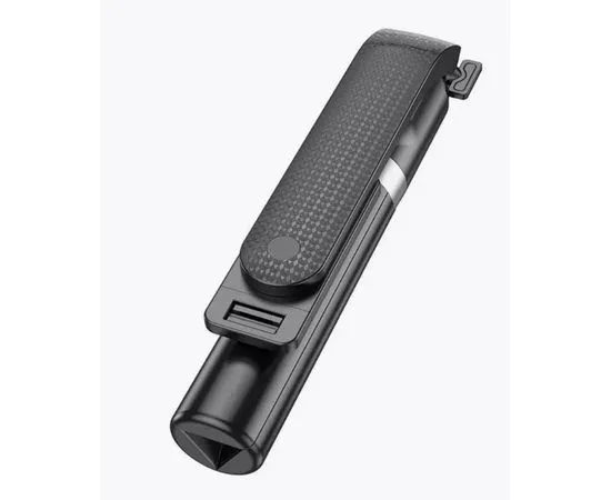 Монопод Hoco K20 Prior, Bluetooth, пульт управления, трипод, черный (6942007604116), фото 3