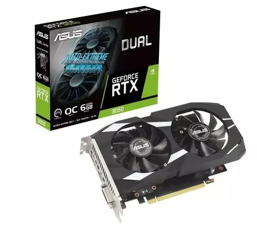 Видеокарта GeForce RTX3050 6GB GDDR6 (Asus) (DUAL-RTX3050-O6G), фото 4