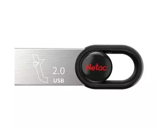 USB Flash-накопитель 16Gb (Netac, UM2) серебристый/черный (NT03UM2N-016G-20BK)