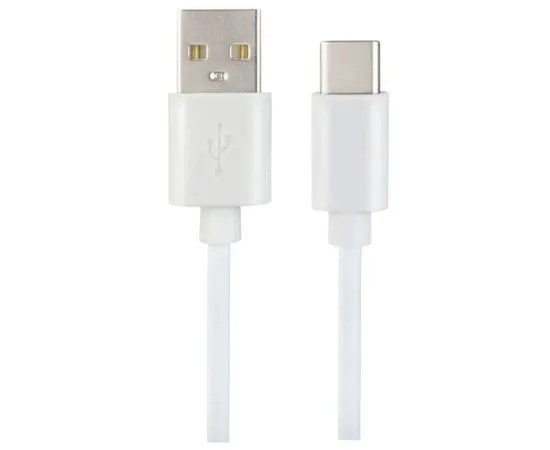 Кабель USB2.0 AM -> Type-C, 1m (PERFEO, U4704) белый