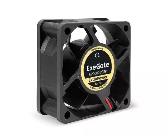 Кулер для корпуса ExeGate ExtraPower EP06025S2P (60x60x25мм, подшипник скольжения) (EX295228RUS), фото 3
