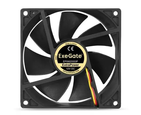 Кулер для корпуса ExeGate ExtraPower EP09225S3P (92x92x25мм, подшипник скольжения) (EX283383RUS), фото 2