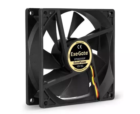 Кулер для корпуса ExeGate ExtraPower EP09225S3P (92x92x25мм, подшипник скольжения) (EX283383RUS), фото 3