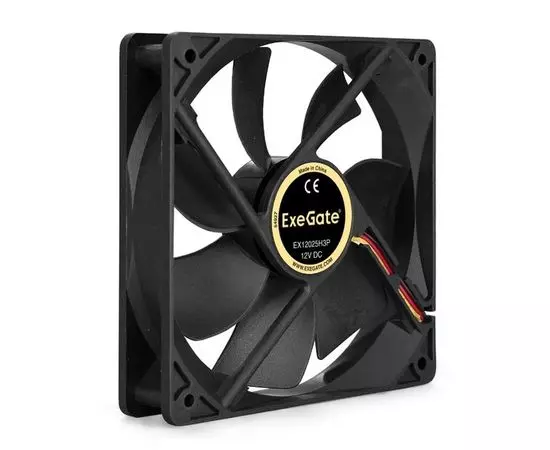Кулер для корпуса ExeGate EX253951RUS Mirage-H (120x120x25 гидродинамический подшипник), фото 3