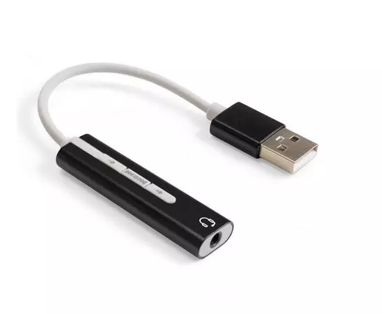 Переходник USB - 3.5 Jack (F) (ExeGate, EX-AU-04B) (EX296332RUS)