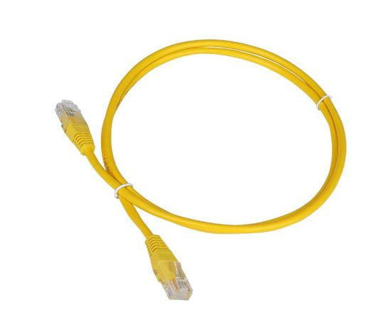 Патч-корд 0,3м. UTP 5e (LANMASTER) желтый, медь (TWT-45-45-0.3-YL)