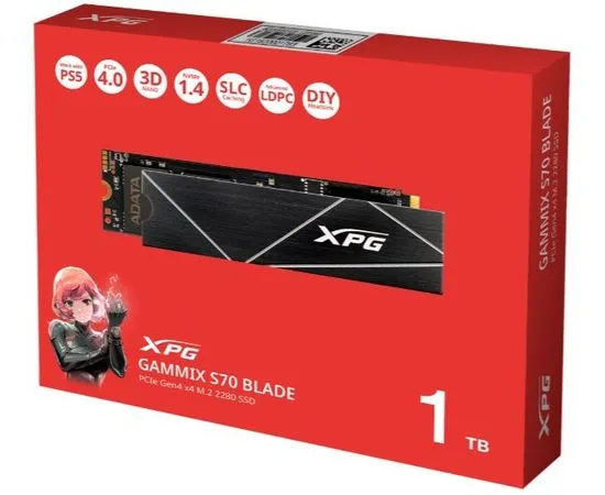 Накопитель SSD M.2 1Tb ADATA XPG Blade S70 (AGAMMIXS70B-1T-CS), фото 2