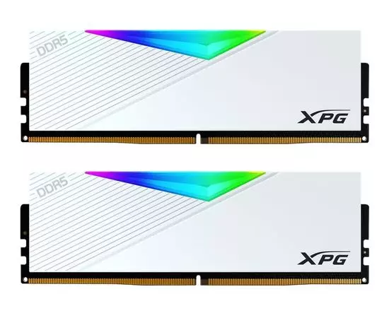 Оперативная память ADATA 2x16Gb DDR5-6000MHz XPG Lancer RGB White (AX5U6000C3016G-DCLARWH)