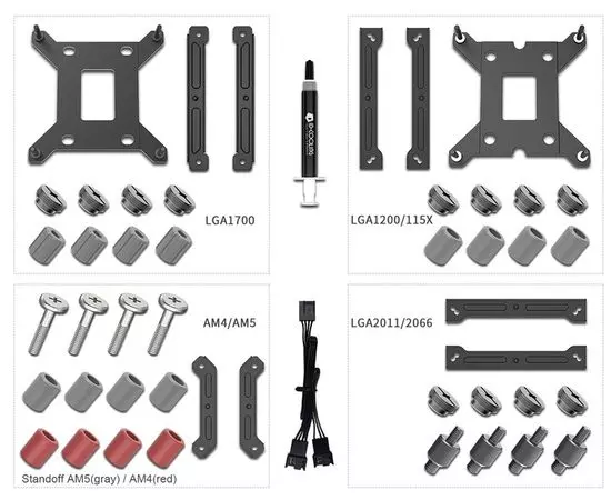 Жидкостная система охлаждения ID-COOLING DASHFLOW 360 BASIC BLACK, фото 5