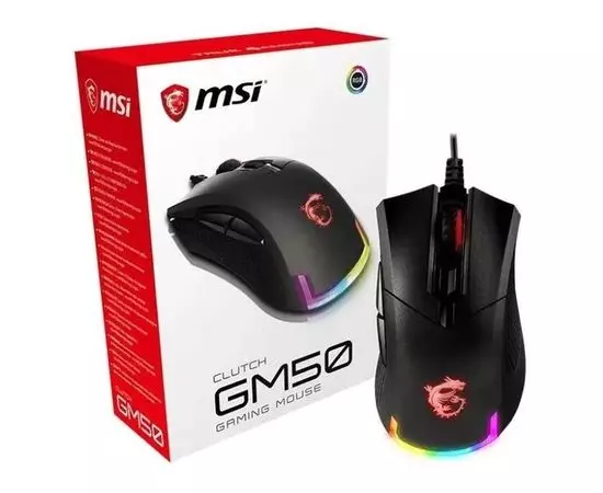 Мышь MSI Clutch GM50, черный (S12-0401770-PA3), фото 2