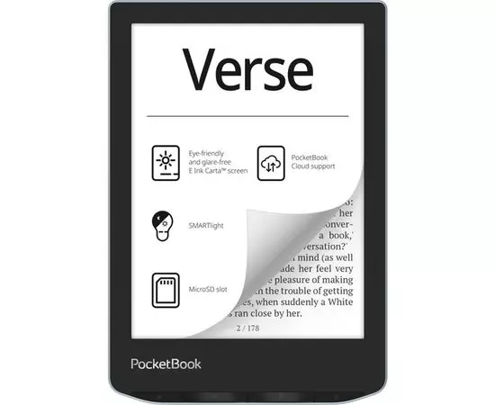 Электронная книга PocketBook 629 Verse Bright Blue (PB629-2-WW)