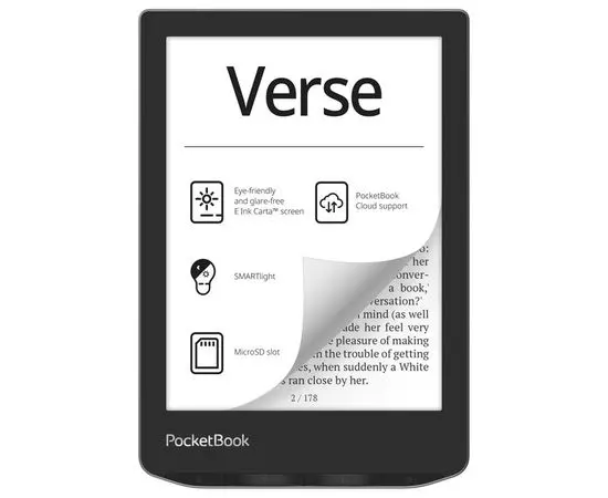 Электронная книга PocketBook 629 Verse Mist Grey (PB629-M-WW)