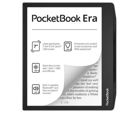 Электронная книга PocketBook 700 Era Stardust Silver (PB700-U-16-WW)