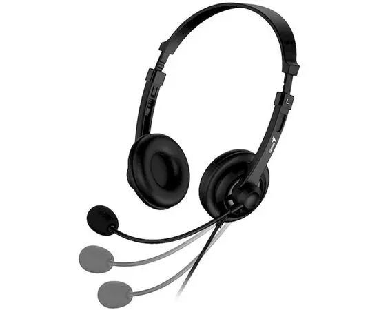 Наушники с микрофоном Genius HS-230U USB черный (31710021401), фото 2