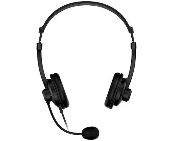 Наушники с микрофоном Genius HS-230U USB черный (31710021401)