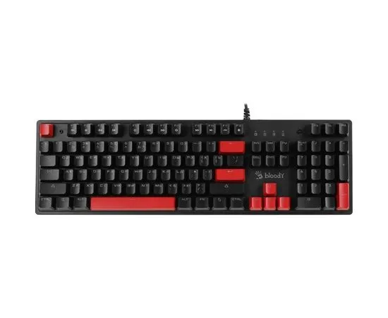 Клавиатура A4 Tech Bloody S515, USB Multimedia Gamer LED, черный (S515R FIRE BLACK)