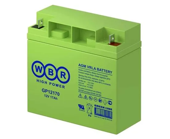 Батарея для ИБП, 12V, 17Ah (WBR) (GP 12170), фото 2