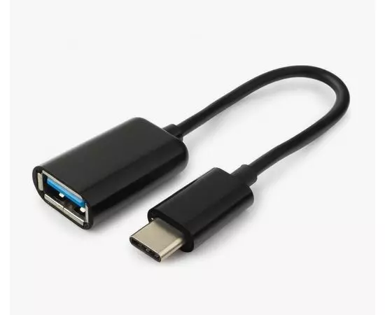 Кабель OTG USB 2.0 (F) -> USB Type C, 0.2m (ExeGate, EX-A-OTG-CMAF2) (EX294777RUS)