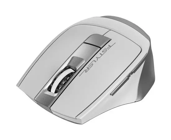 Мышь A4 Tech FB35S Silent Dual Mode BT/Radio USB, серебристый/белый (FB35S USB ICY WHITE), Цвет: Белый/Серый, фото 4