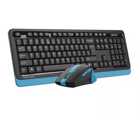 Клавиатура+мышь A4 Tech Fstyler FG1035 Multimedia, черный/синий (FG1035 NAVY BLUE), фото 2