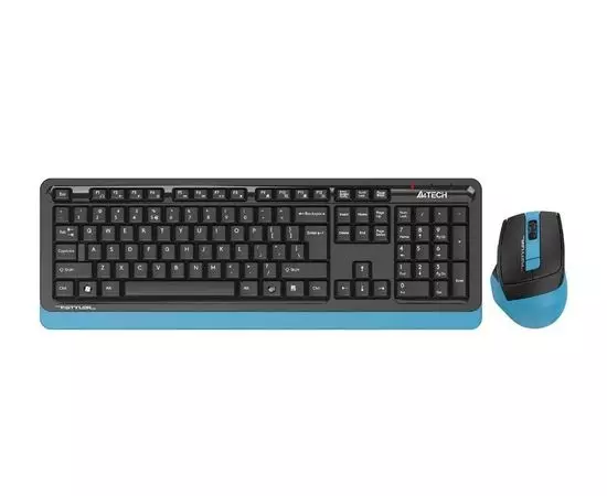 Клавиатура+мышь A4 Tech Fstyler FG1035 Multimedia, черный/синий (FG1035 NAVY BLUE)