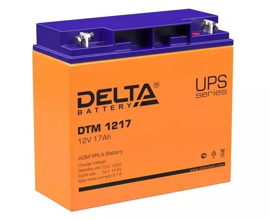 Батарея для ИБП, 12V, 17Ah (Delta) (DTM 1217)