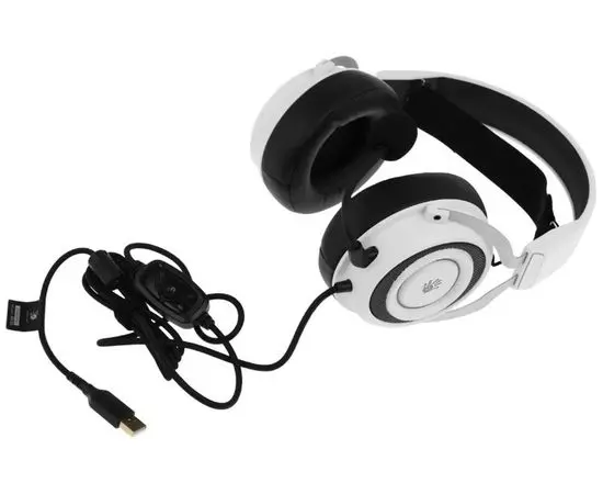 Наушники с микрофоном A4 Tech Bloody G535 белый/черный (G535 (BLACK+WHITE) USB), фото 3